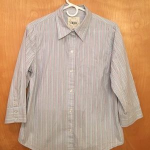 IZOD STRIPED BUTTON DOWN